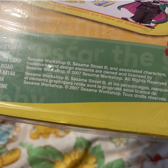 4 Pack Sesame Street Sunny Days Pop Up Activity Place Mats 2007 Party Elmo - Picture 3 of 4